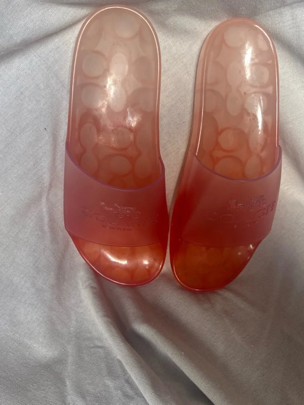 Coach slide sandals